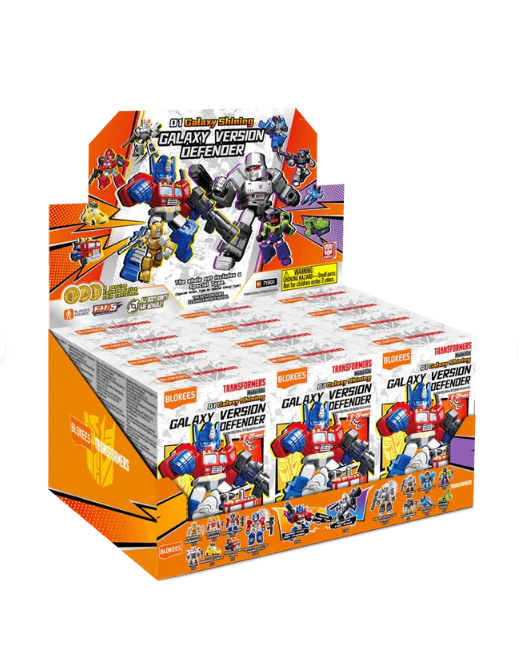Transformers Blokees Defender Versión 01 Shattered Alliance Caja Set de 12