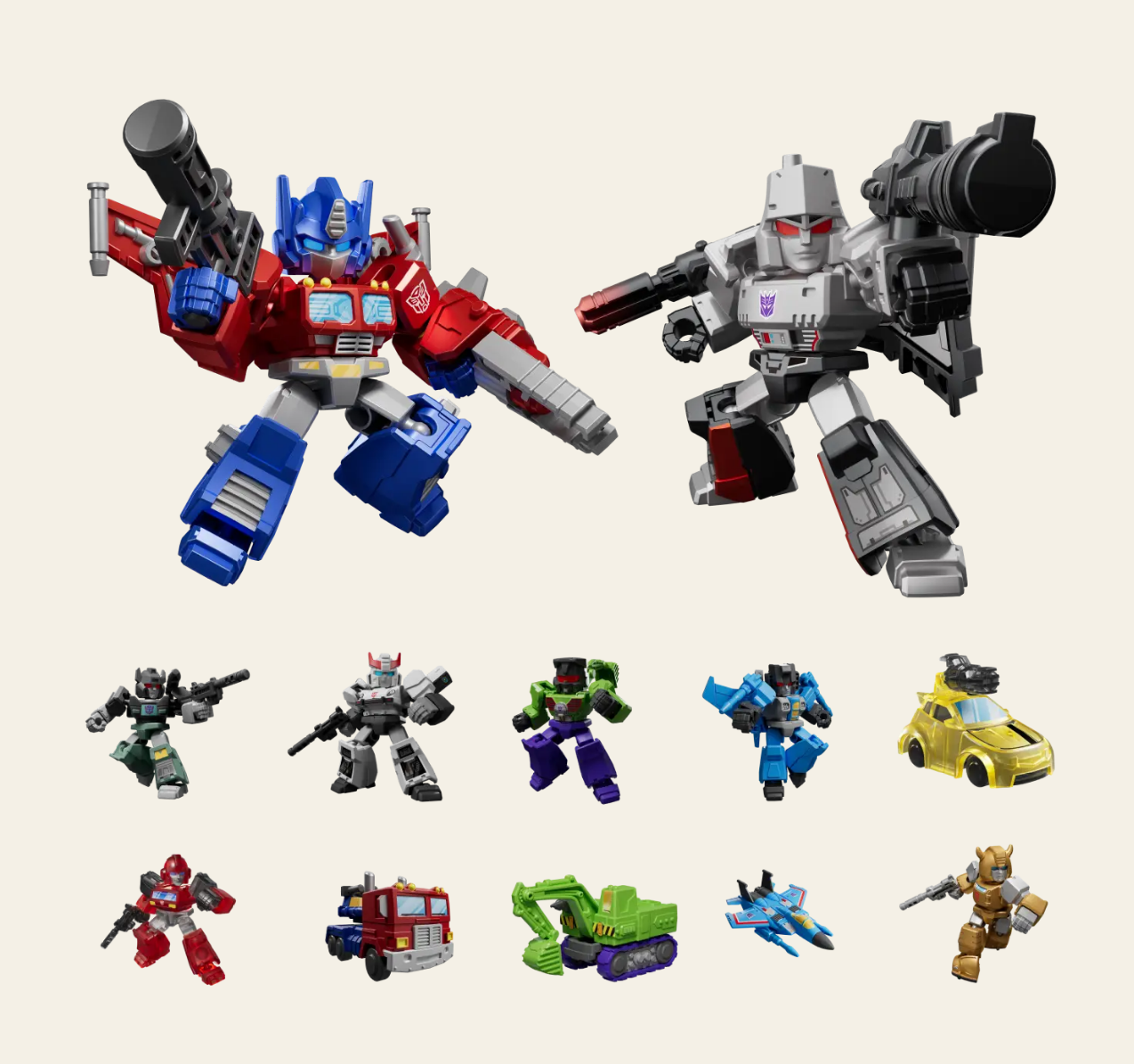 Transformers Blokees Defender Versión 01 Shattered Alliance Caja Set de 12