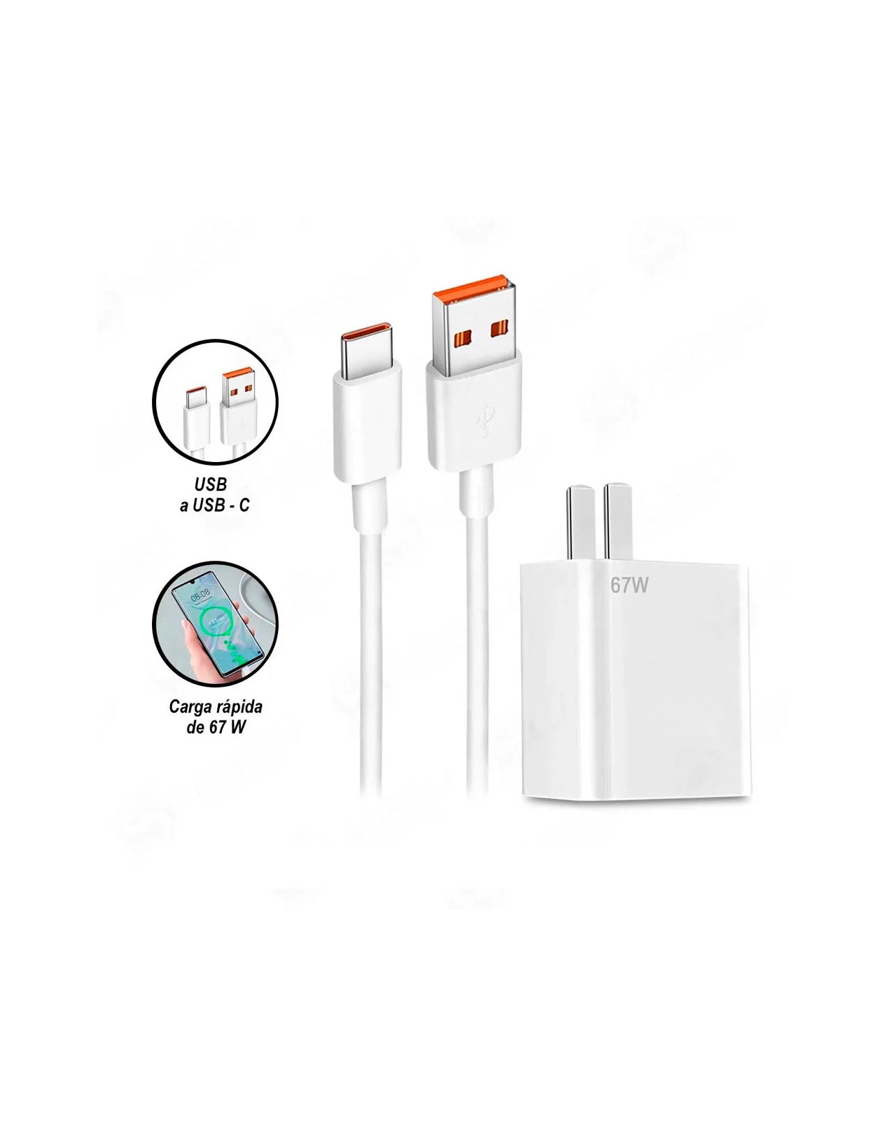 Cargador Xiaomi 67w con cable