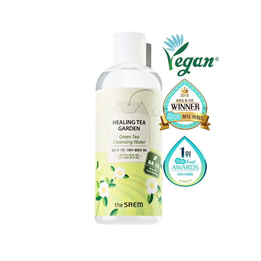 Limpiador Healing Tea Garden Green Tea Cleansing Water – The Saem