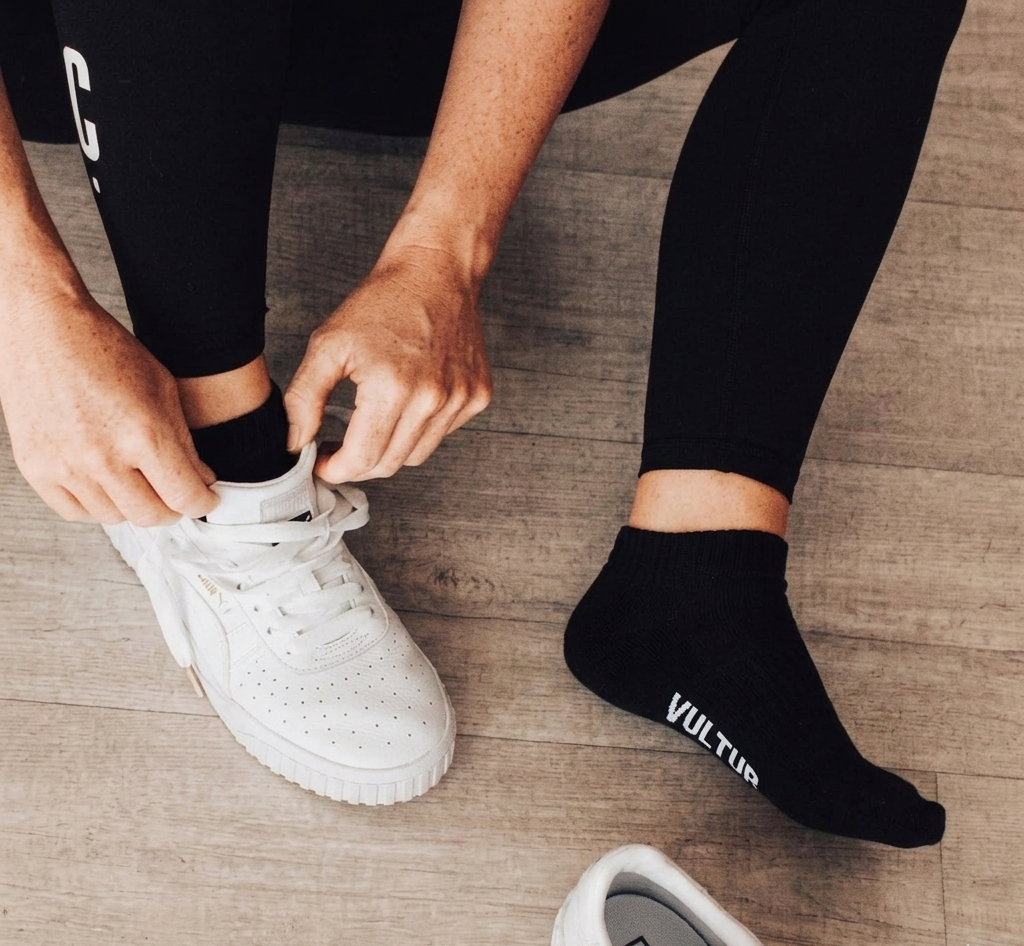 Media TALONERA ideal para zapatillas 100% algodón pima