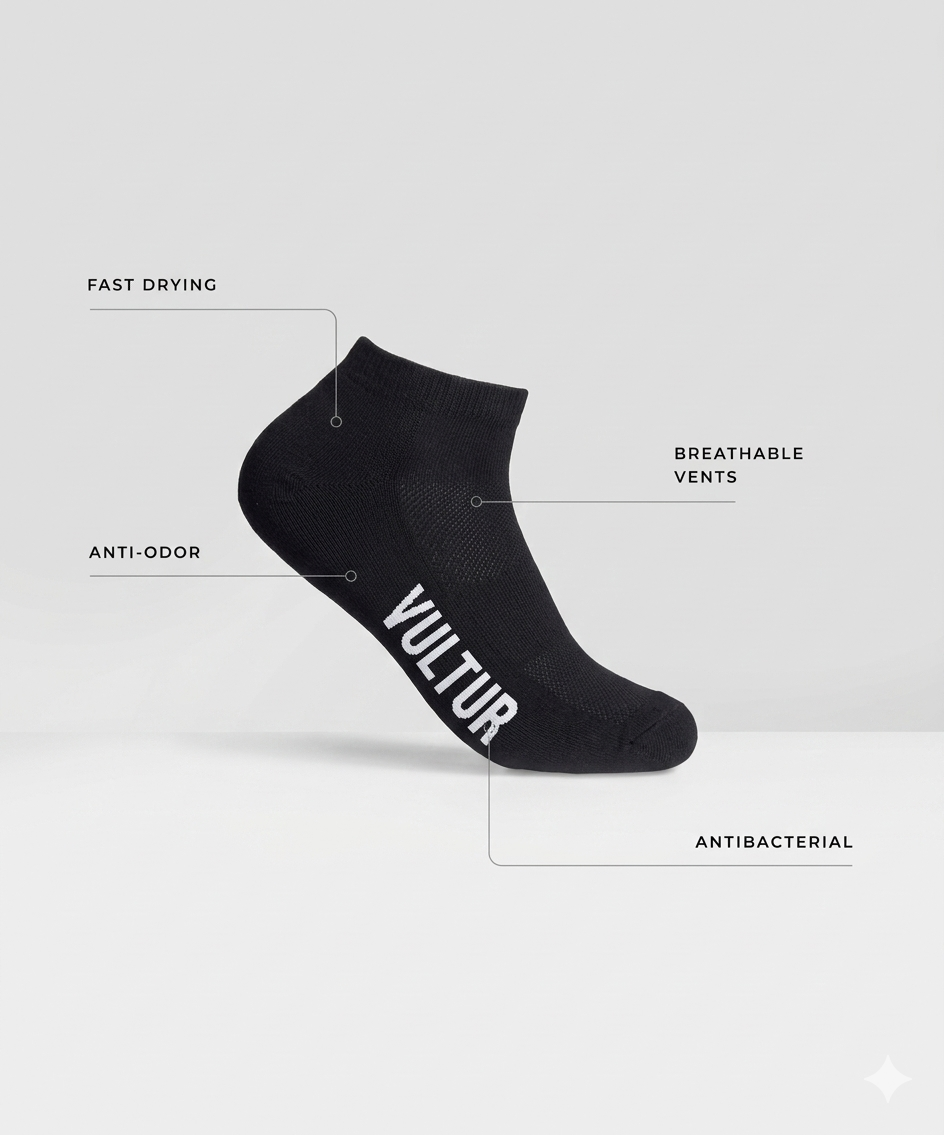 Media TALONERA ideal para zapatillas 100% algodón pima