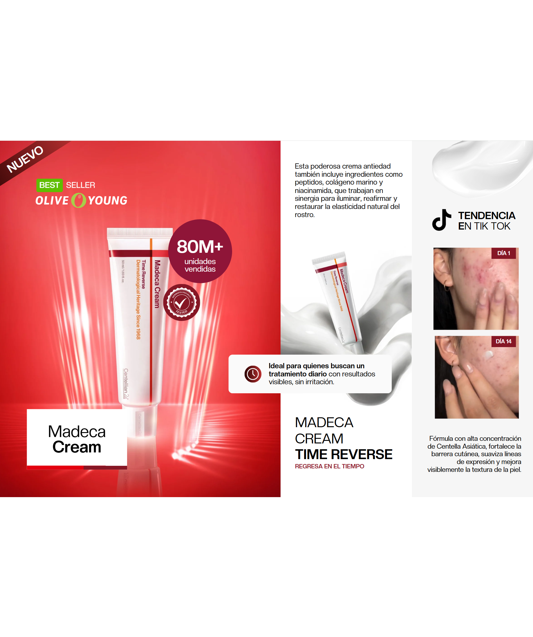 Crema Madeca Cream Time Reverse Mini - Centellian24